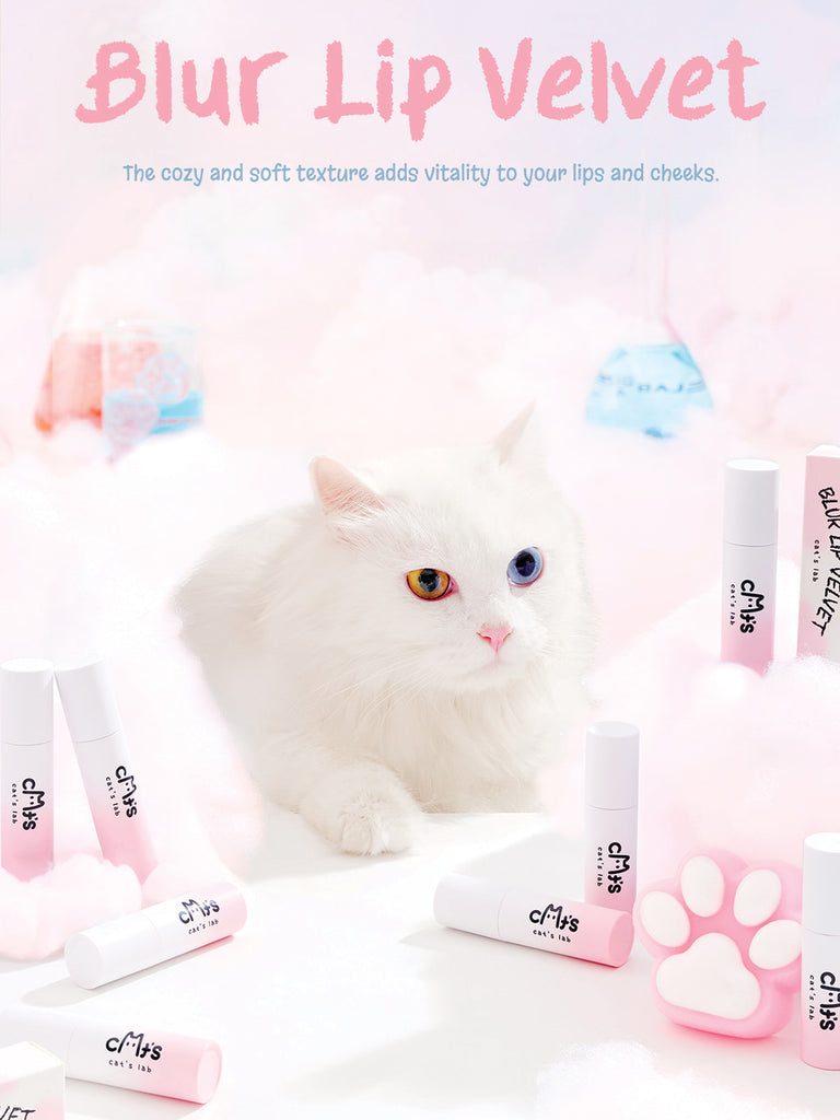 Cat's lab BLUR LIP VELVET TINT CB01 Powder Peach