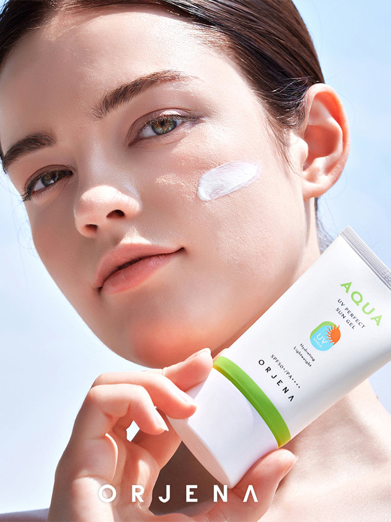 ORJENA Aqua Perfect Sun Gel SPF50+ PA++++ | Korean Sunscreen | Daily Use Sunscreen |For Oily Skin | With 50+ SPF