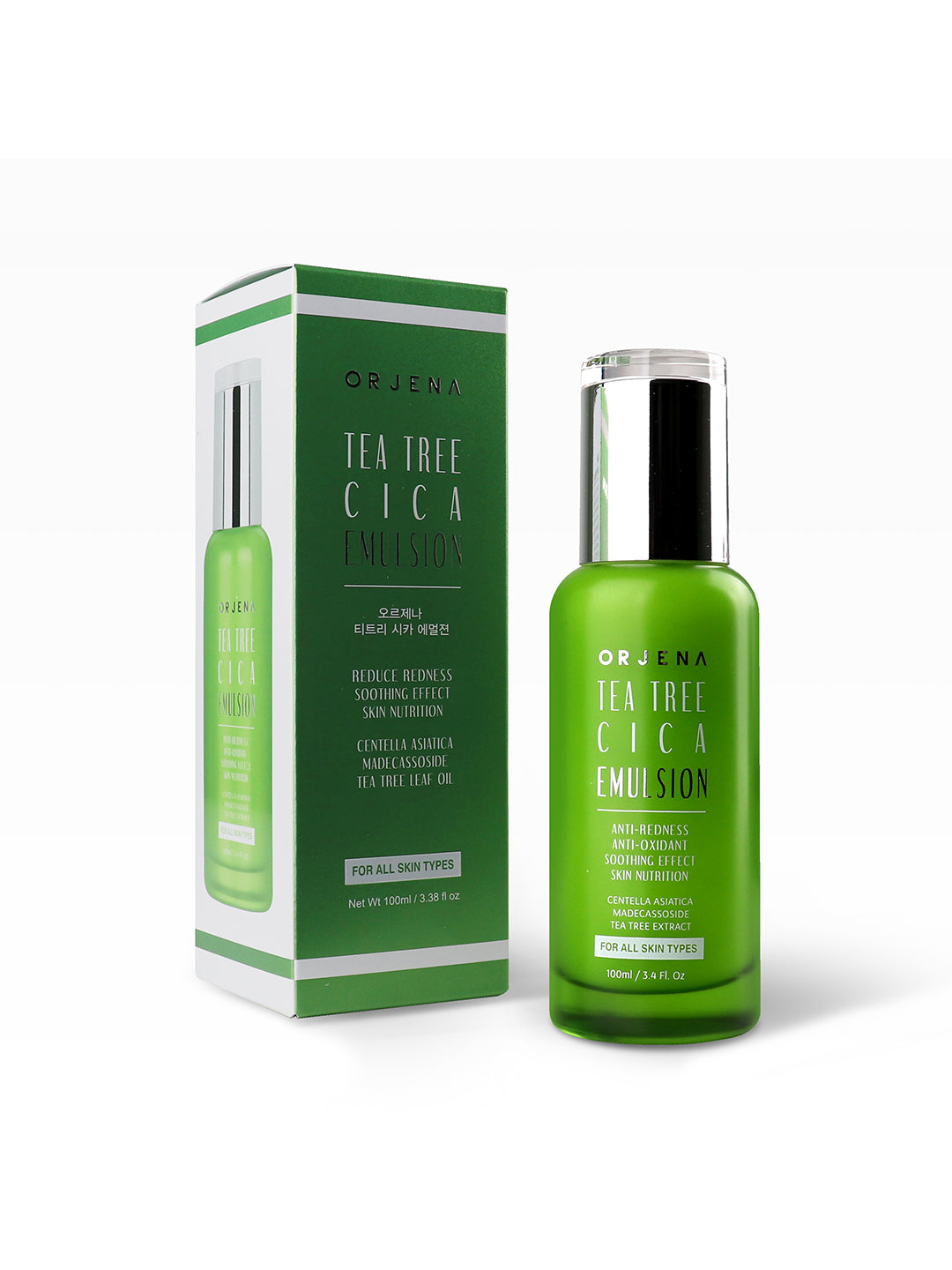 ORJENA TEA TREE CICA EMULSION | Calming Cica | Lightweight Hydration | Korean daily Skincare |