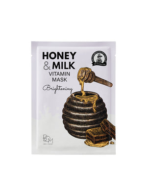 BOM HONEY AND MILK VITAMIN MASK - brightening
