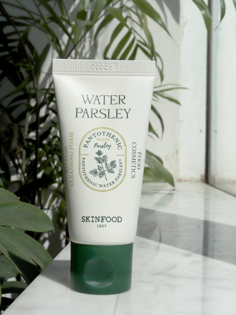Skinfood PANTOTHENIC WATER PARSLEY REFRESH CLEANSING FOAM 30 ml
