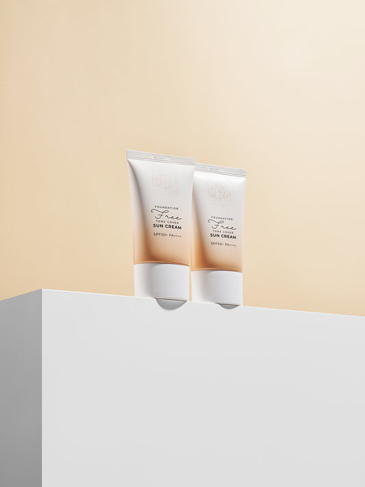 B.O.M FOUNDATION FREE TONE COVER SUN CREAM SPF50+PA+++++