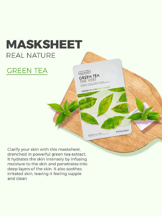 The Face Shop Real Nature Green Tea Masksheet