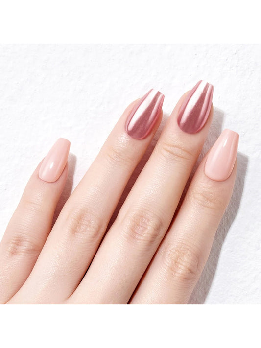 DASHING DIVA MAGICPRESS Soft Pink Metal