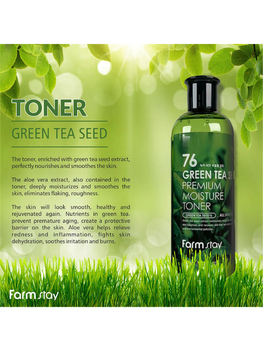 FARMSTAY 76 Green Tea Seed Premium Moisture Toner