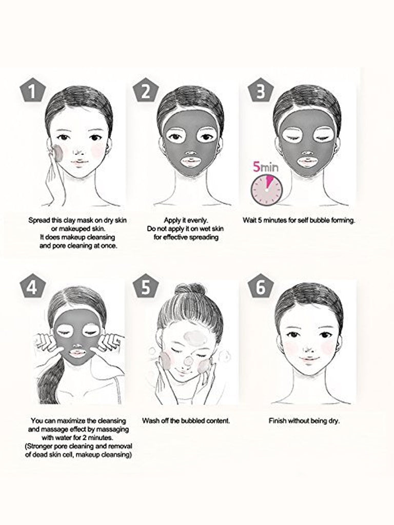 Elizavecca Milky Piggy Carbonated Bubble Clay Mask  100g