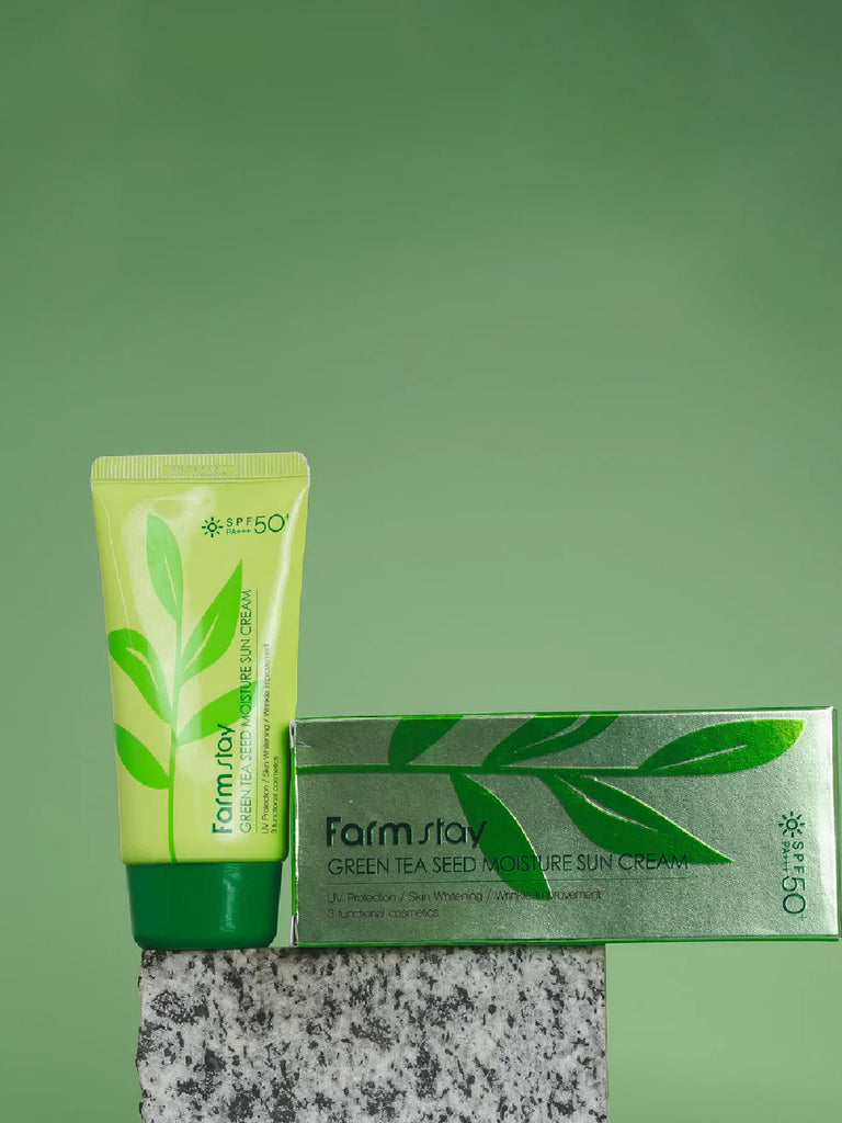 FARMSTAY Green Tea Seed Moisture Sun Cream 70 g