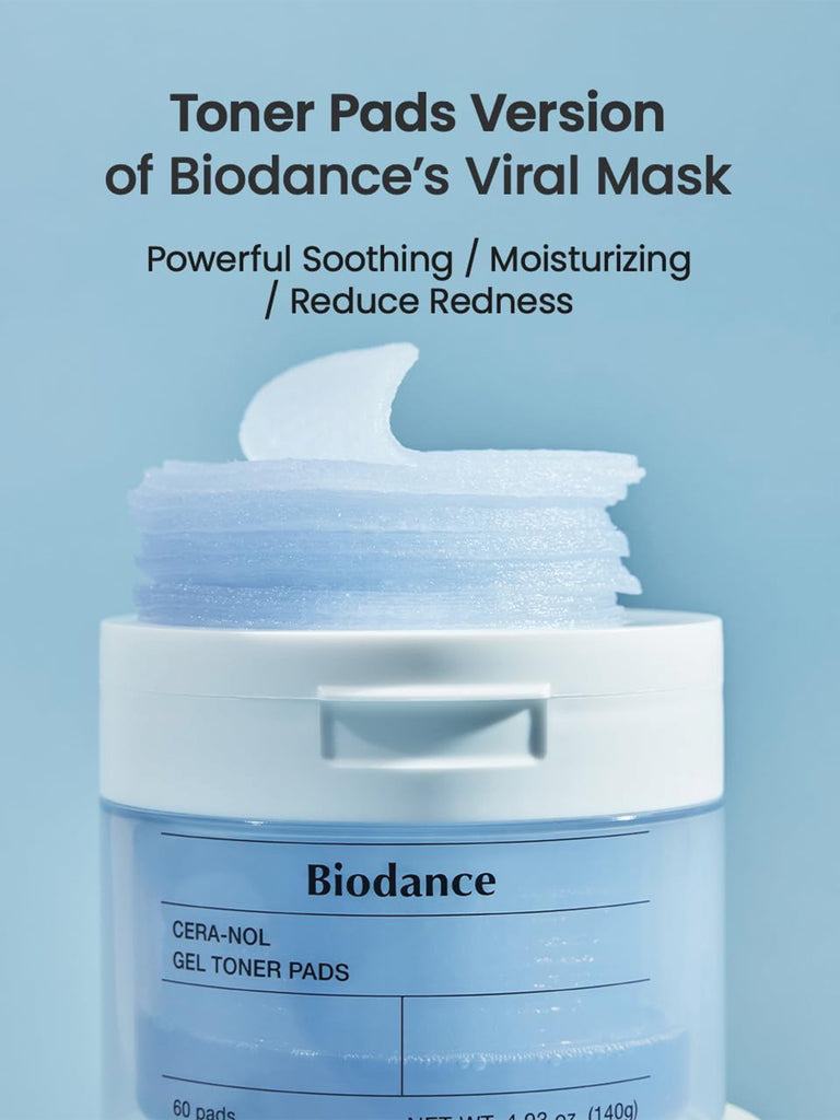 Biodance Cera-nol Gel Toner Pads 60Pads