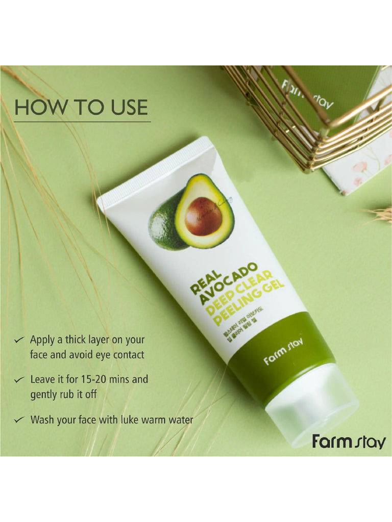FARMSTAY Real Avocado Deep Clear Peeling gel 100 ml