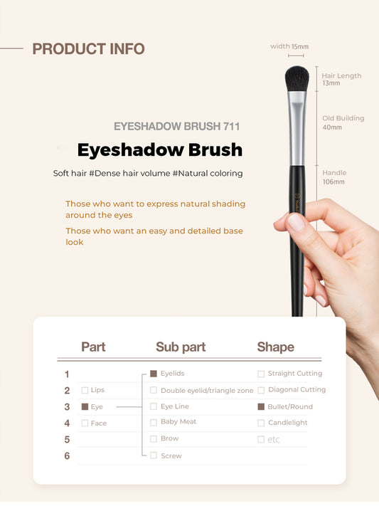 Studio 17 Blending eye brush 712