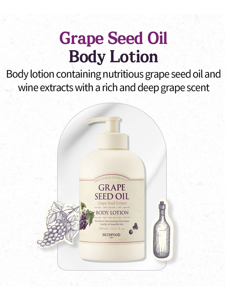 Skinfood Grape Seed Oil Body Lotion 450 ML