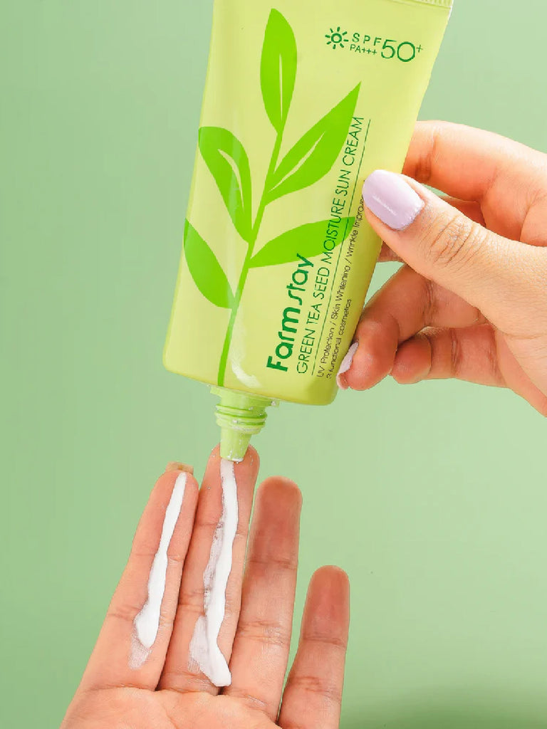 FARMSTAY Green Tea Seed Moisture Sun Cream 70 g