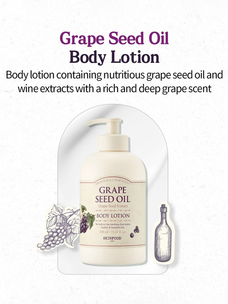 Skinfood Grape Seed Oil Body Wash 450 ML