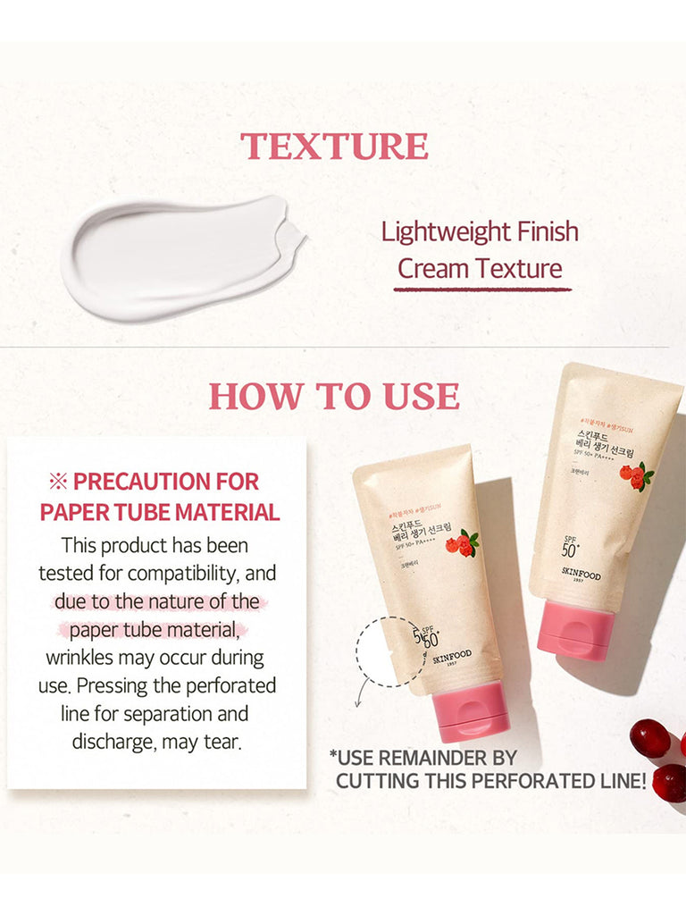 Skinfood BERRY GLOWING SUN CREAM