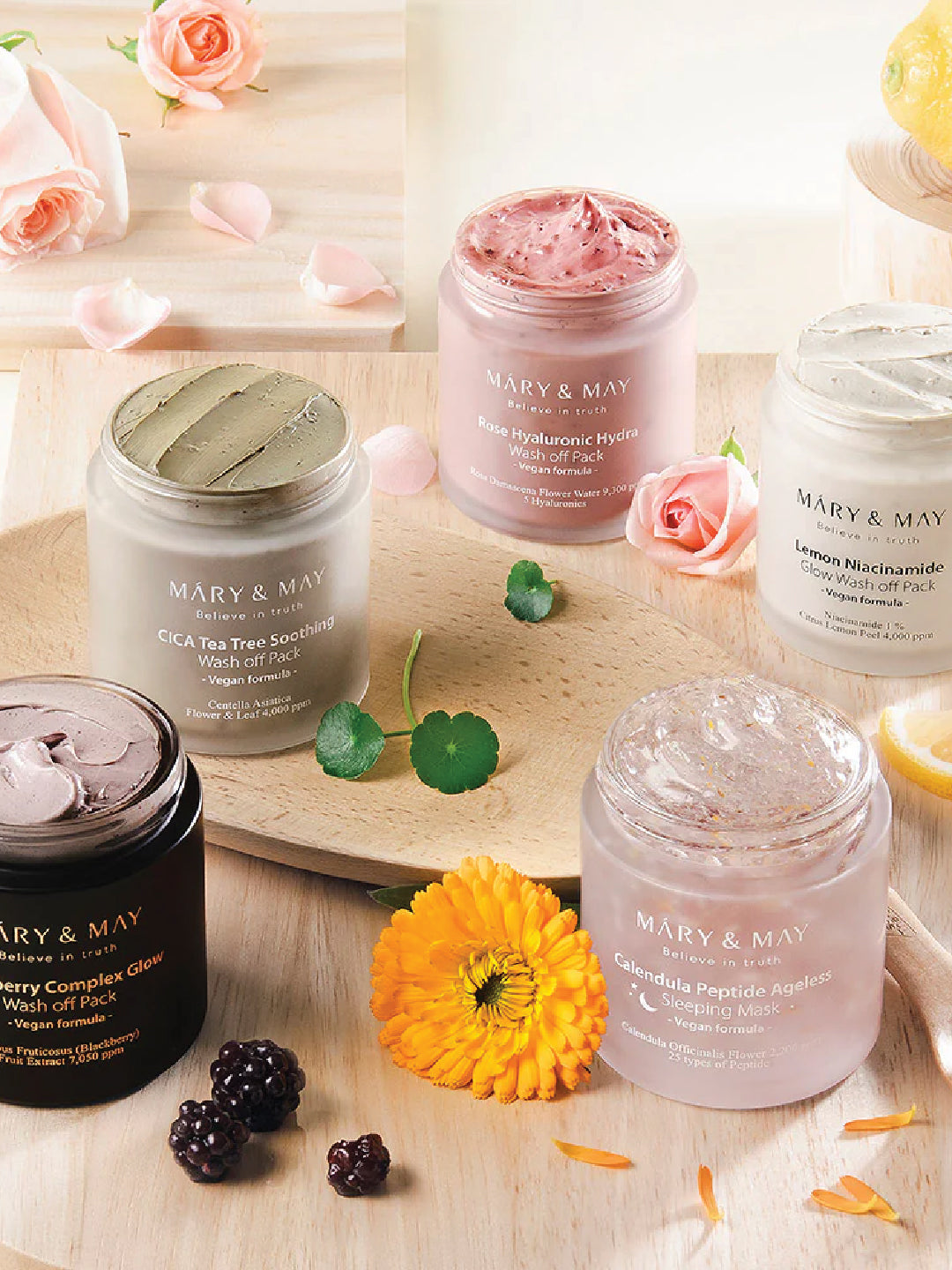 Mary&May Calendula Peptide Ageless Sleeping Mask 110 g