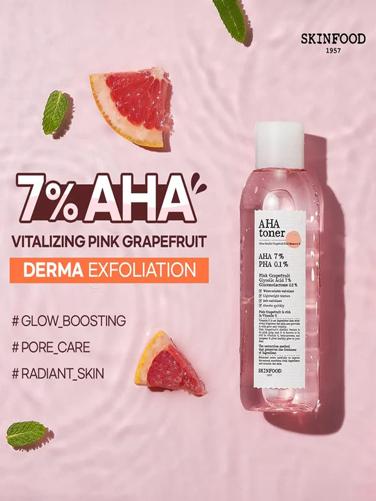 Skinfood Pink Grapefruit AHA Toner (200ml)