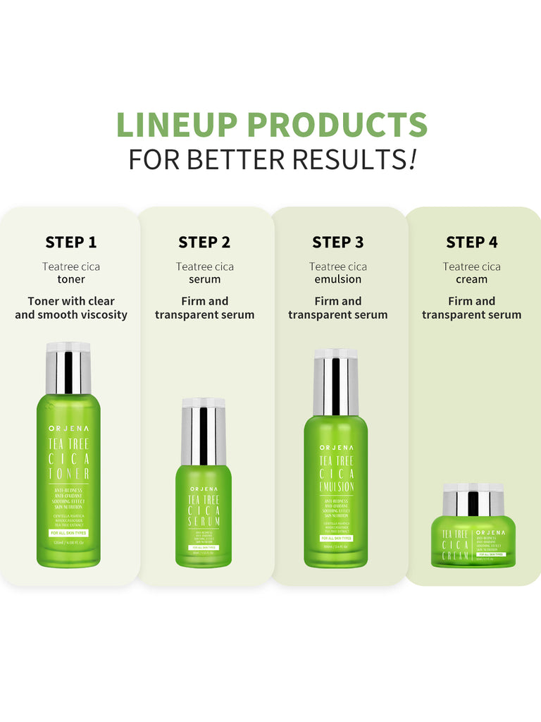 ORJENA TEA TREE CICA TONER| Gentle Exfoliation | Korean Skincare | Tea Tree Extract Infusion