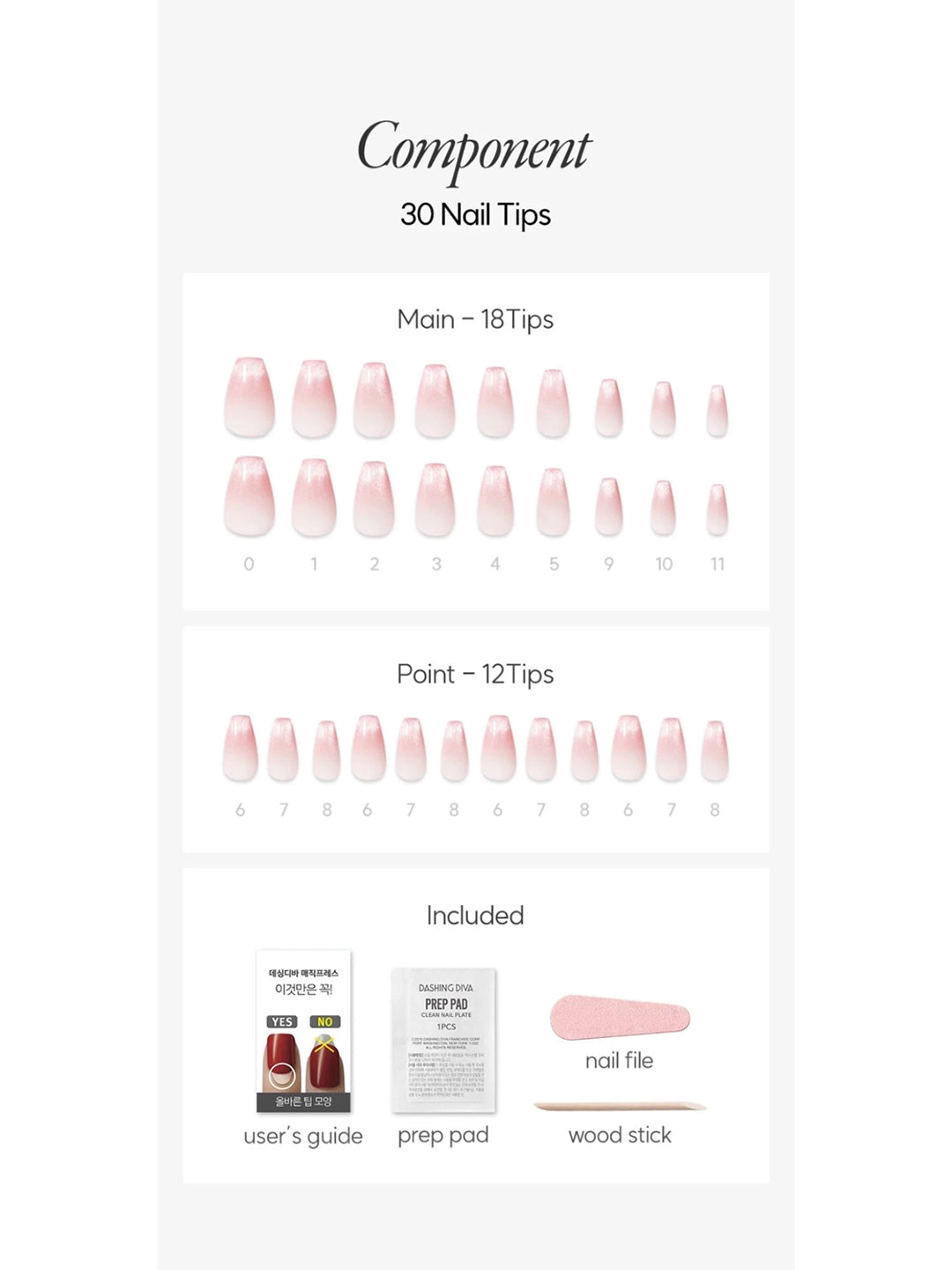 DASHING DIVA MAGICPRESS Pink Blanc