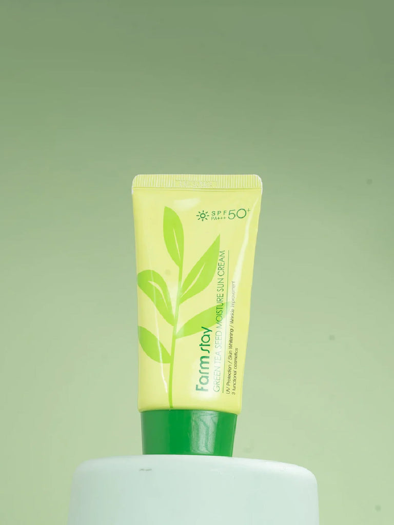 FARMSTAY Green Tea Seed Moisture Sun Cream 70 g