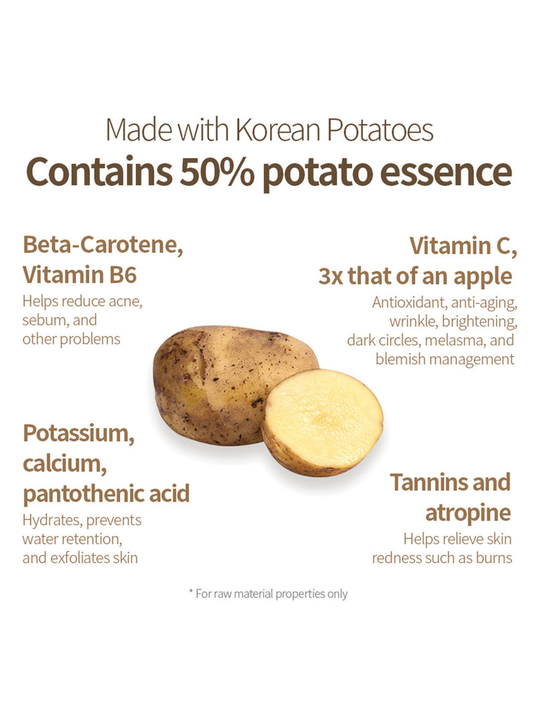 1CHOPICK POTATO FACIAL MASK 125G (25GX5 SHEETS)