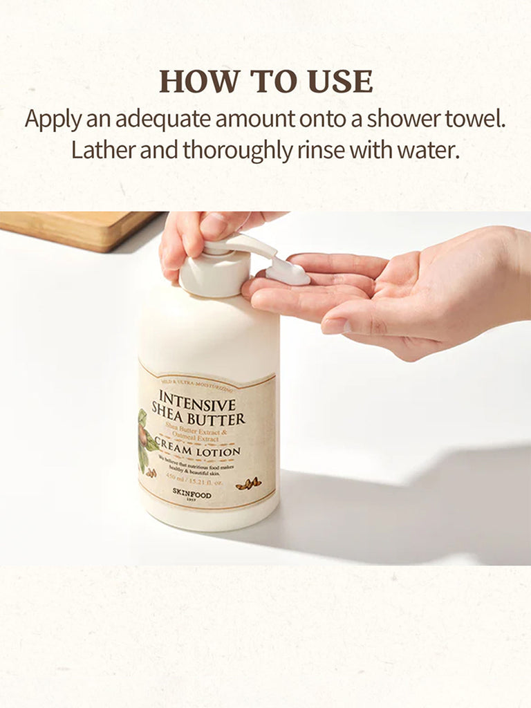 Skinfood Intensive Shea Butter Cream Lotion 450 ML