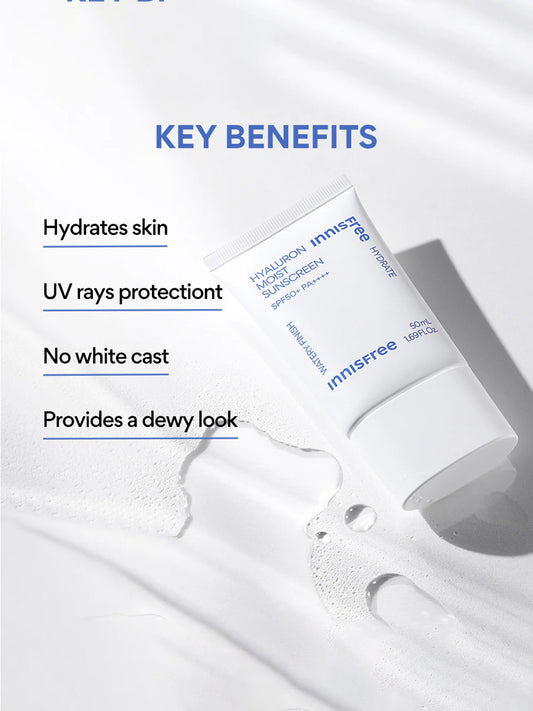 Innisfree Hyaluron Moist Sunscreen - 50 ml