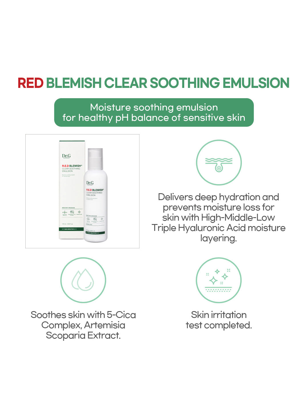 DR.G R.E.D BLEMISH CLEAR SOOTHING EMULSION