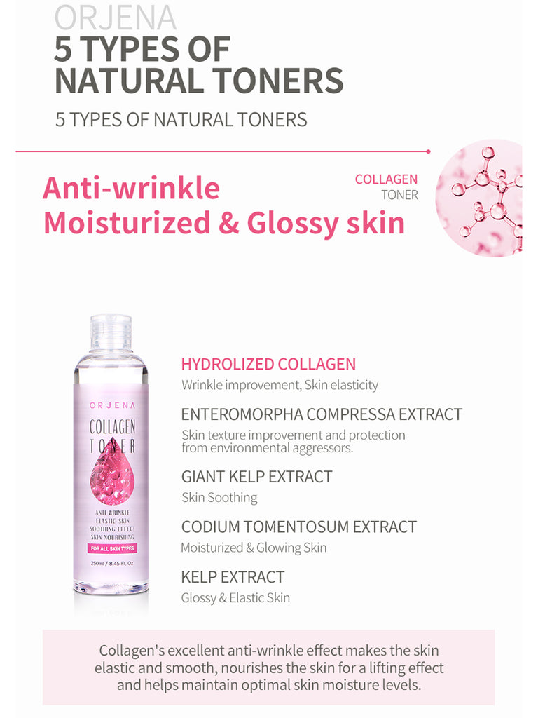 ORJENA CHAMOMILE TONER | Gentle Cleansing  | Soothing Chamomile | Hydrating Formaula | Korean Skincare