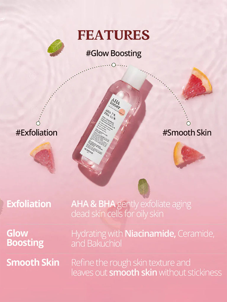 Skinfood Pink Grapefruit AHA Toner (200ml)