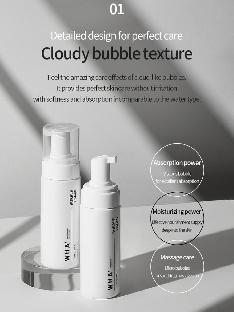WHA'YUNSUL Essential Bubble Toner