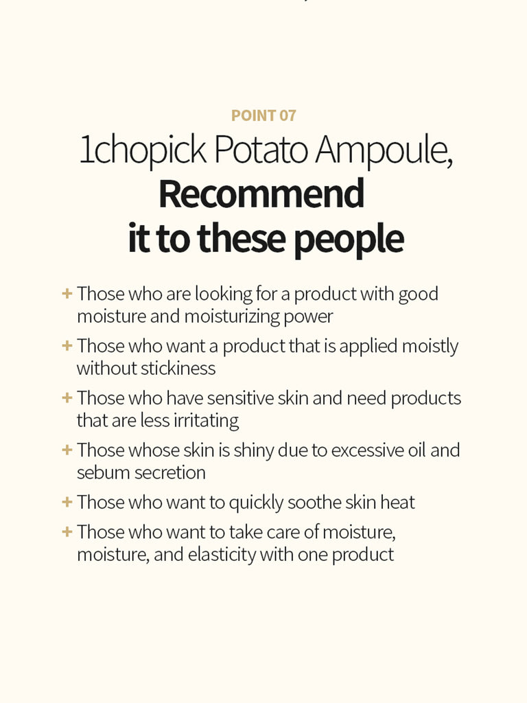 1CHOPICK POTATO AMPOULE 50ML