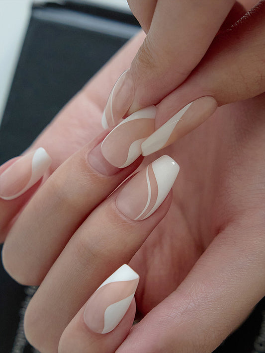 DASHING DIVA MAGICPRESS White Swirl