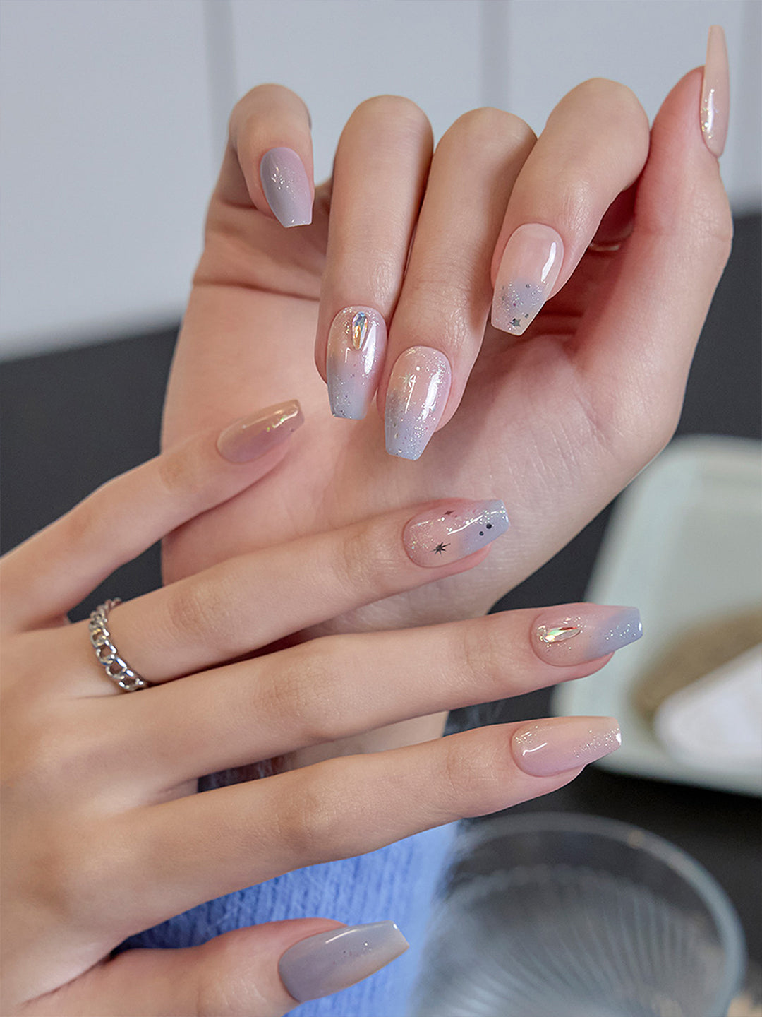 DASHING DIVA MAGICPRESS lobelia marble