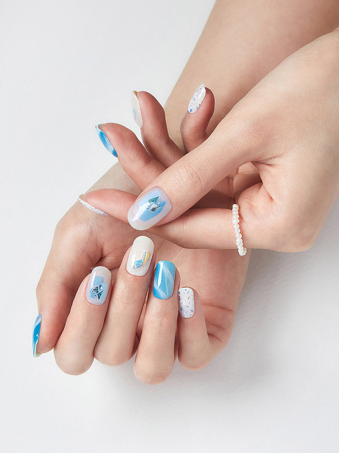 DASHING DIVA GLAZE Santorini Blue