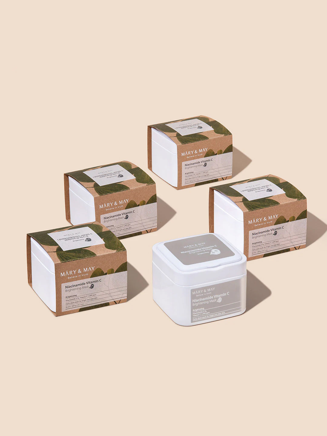 Mary&May Niacinamide Vitamin C Brightening Mask 30 EA