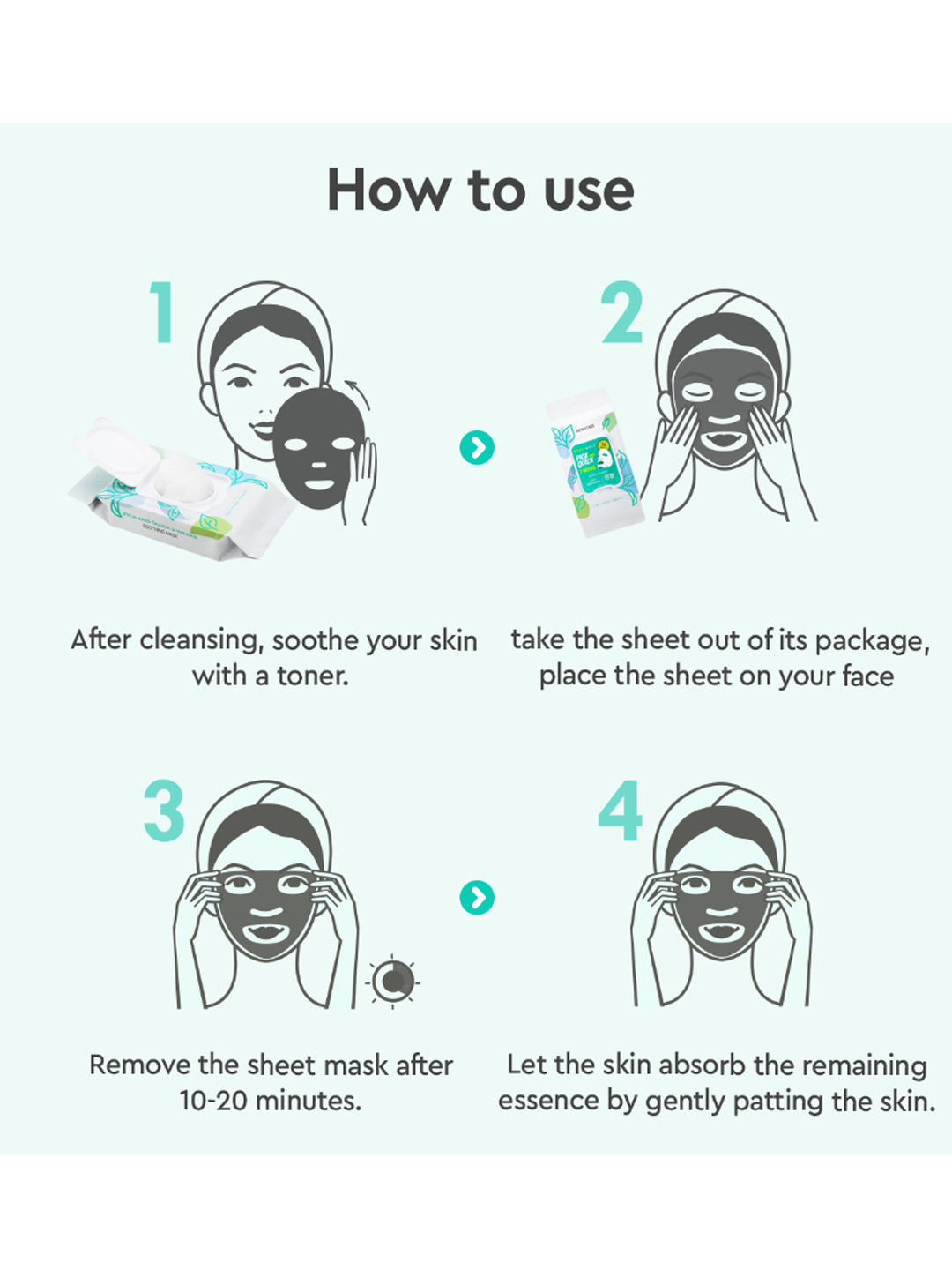 Dewytree Pick And Quick 2 Weeks Soothing Mask (14 pcs)