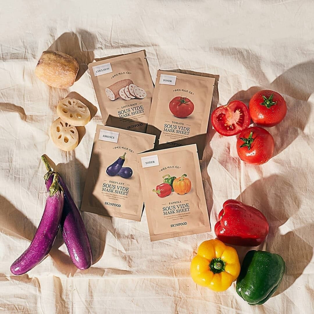 Eggplant Sous Vide Mask Sheet : set of 5