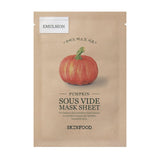 SKINFOOD PUMPKIN SOUS VIDE MASK SHEET :  Smooth and firm skin