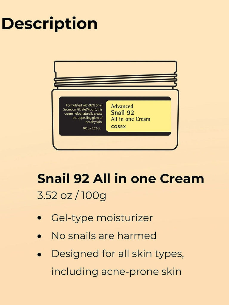 COSRX Advanced Snail 92 All In One Cream 100 ml