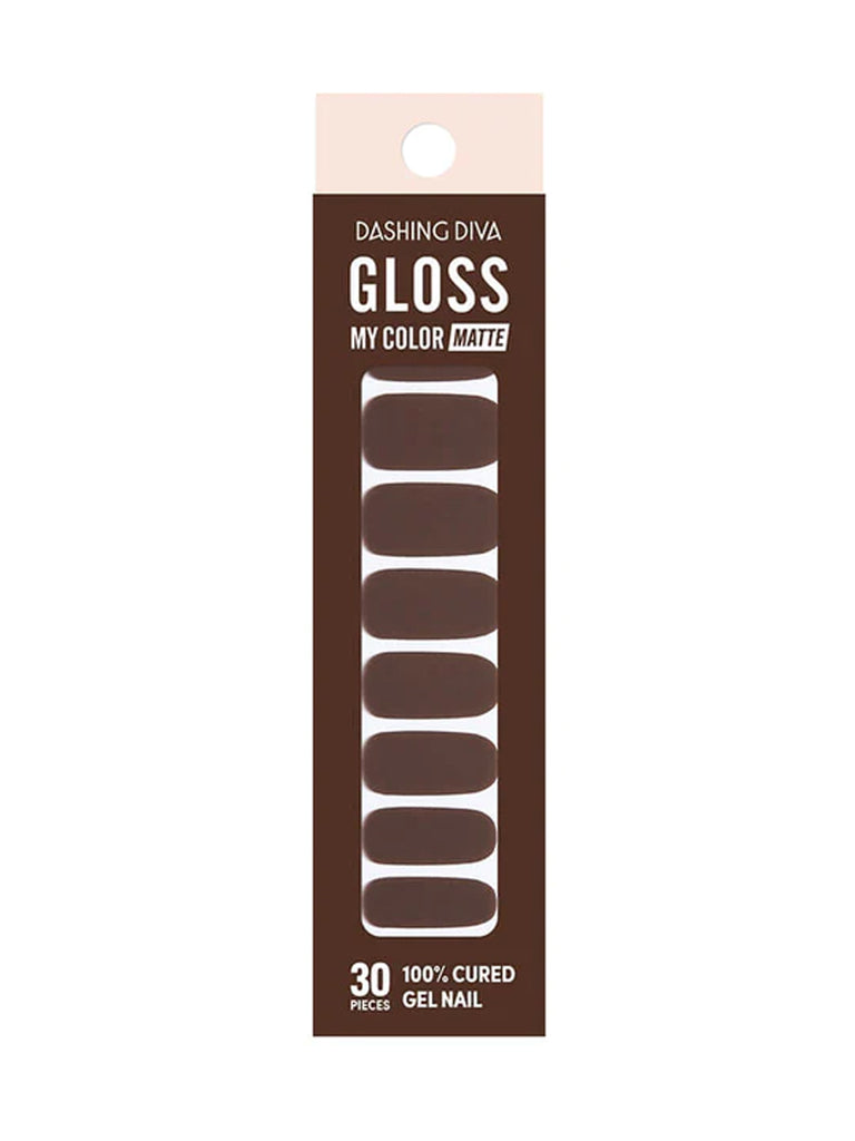 DASHING DIVA GLOSS Matt  Chocolate