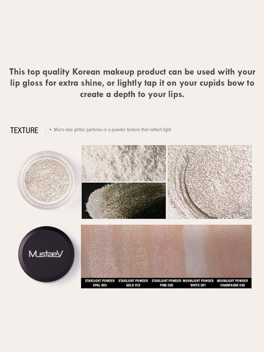 MUSTAEV COLOR POWDER STARLIGHT GOLD 2.5g