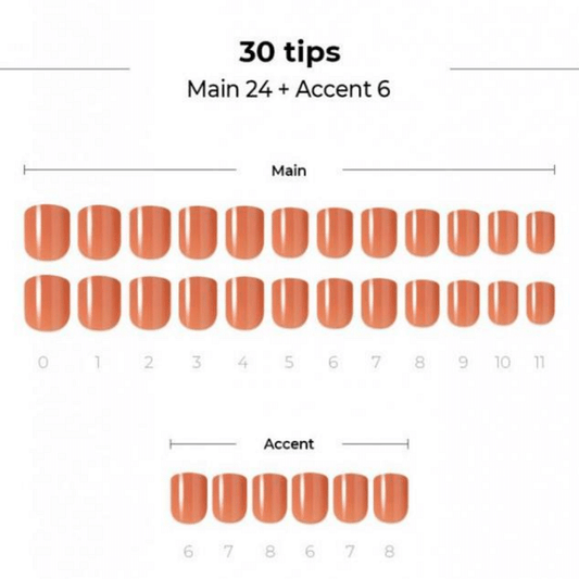 DASHING DIVA MAGICPRESS Orange Ochre 2