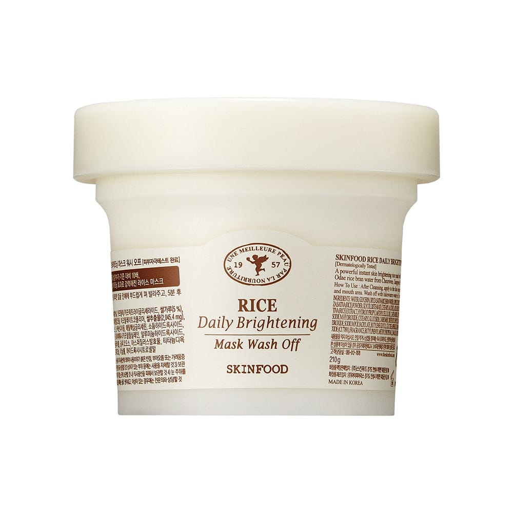 SKINFOOD Rice Daily Brightening Mask Wash off for Men's & Women's