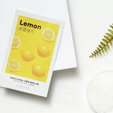 MISSHA Airy Fit Sheet Mask (Lemon) For Remove's Dull Skin Unisex 19ml