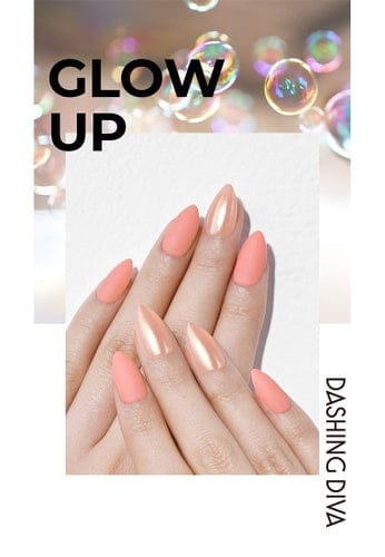 DASHING DIVA MAGICPRESS Orange Coral Shine