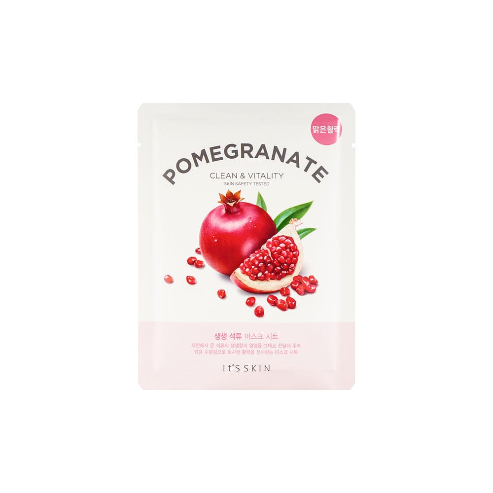 It's Skin The Fresh Mask Sheet-Pomegranate (Set-5) For Anti-aging and Acne Prone Skin Unisex