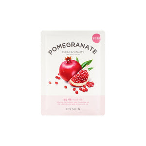 It's Skin The Fresh Mask Sheet-Pomegranate (Set-5) For Anti-aging and Acne Prone Skin Unisex