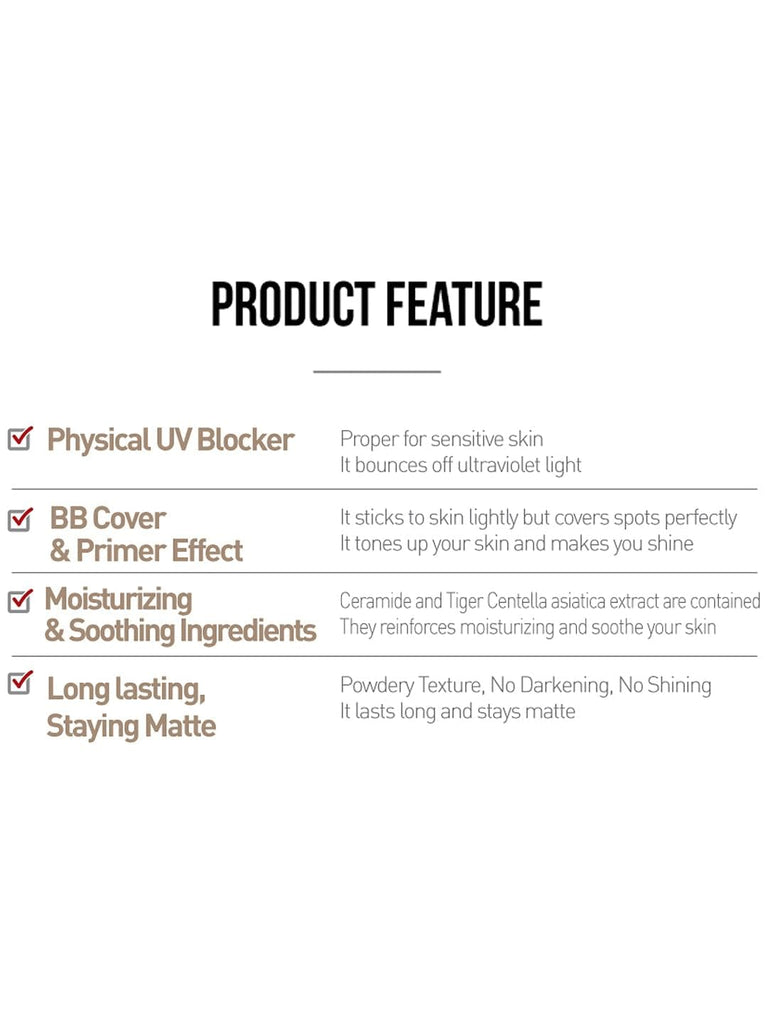 I'm cover bb Sunstick For UV Blocker and Tones up skin Unisex (15g)