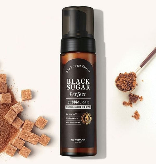 SKINFOOD Black Sugar Perfect Bubble Foam for Men's & Women -2