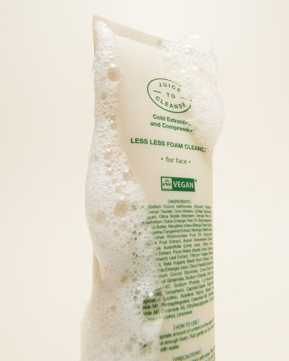 Juice to Cleanse Less Less Foam Cleanser (Vegan) 160g